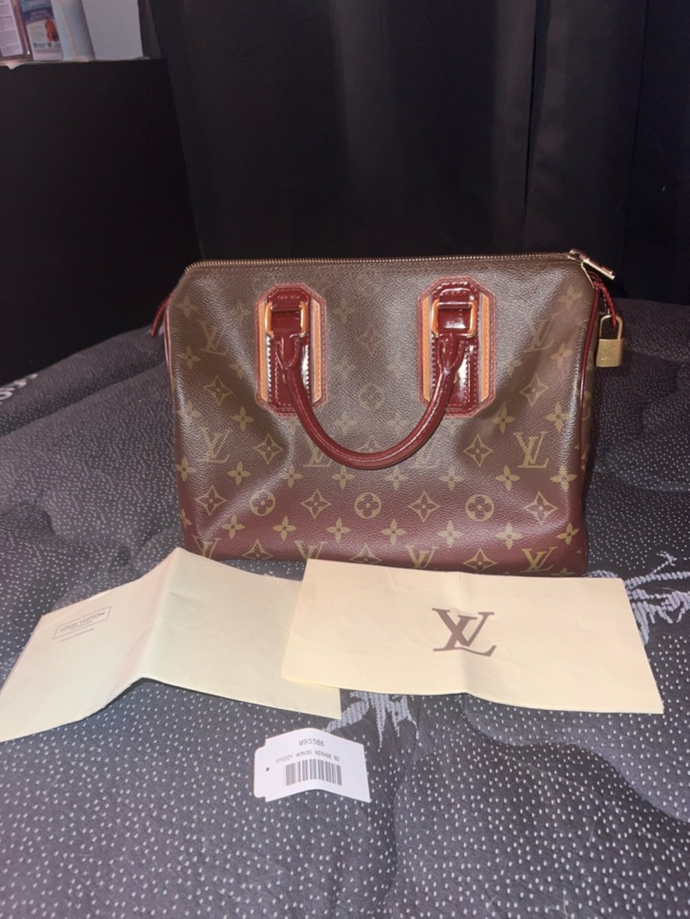 Louis Vuitton Monogram Mirage Speedy Handbag w/Original Receipt - Picture 3 of 16